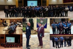 Pictures of probation and other police officers