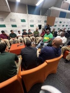 Common sitting among some people addressing them