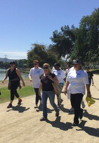 People Walking for a good cause.